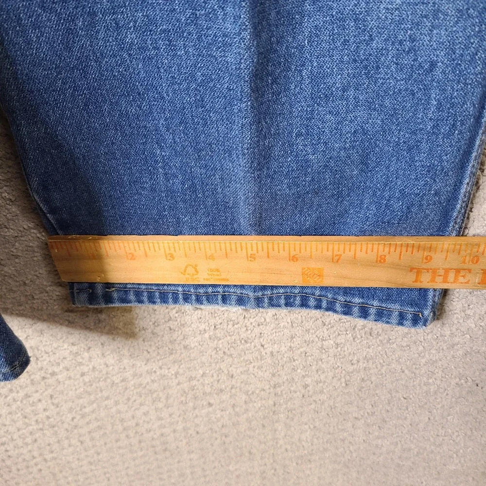 Vintage Wrangler Jeans‎ Womens 42 Blue Denim Western Mom Straight Embroidered